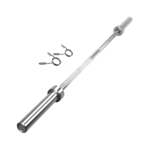 Barra Olimpica 1,20M 10KG Grip 28MM Con Ruleman