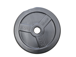 Disco Plastico Liso Negro 2,5KG