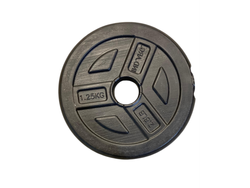 Disco Plastico Liso Negro 1,25KG