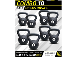 Combo 10: Set Pesas Rusas