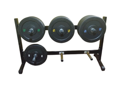 Porta Discos Bumper 2 Niveles 400KG